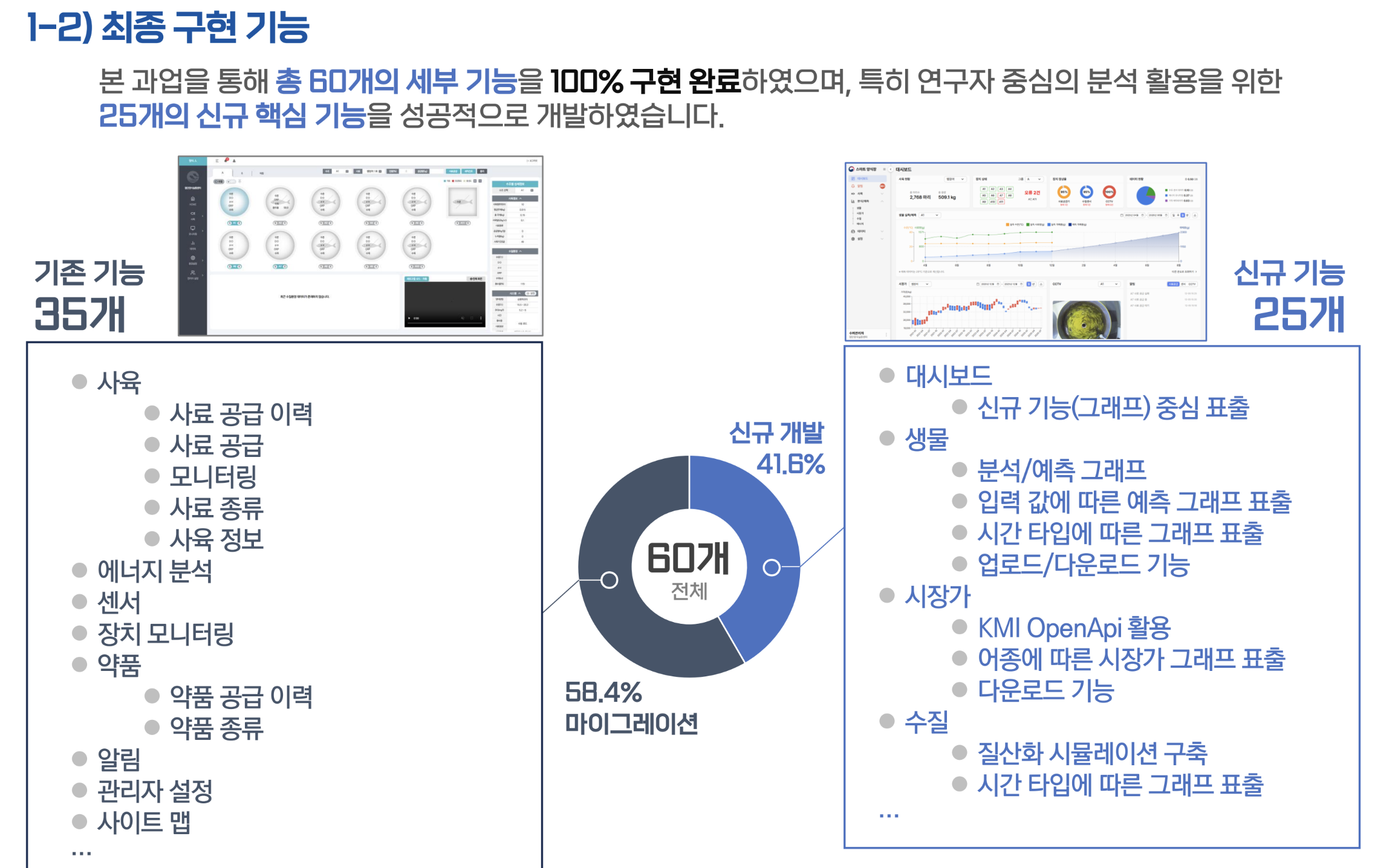 기존 기능 마이그레이션, 신규 기능 개발