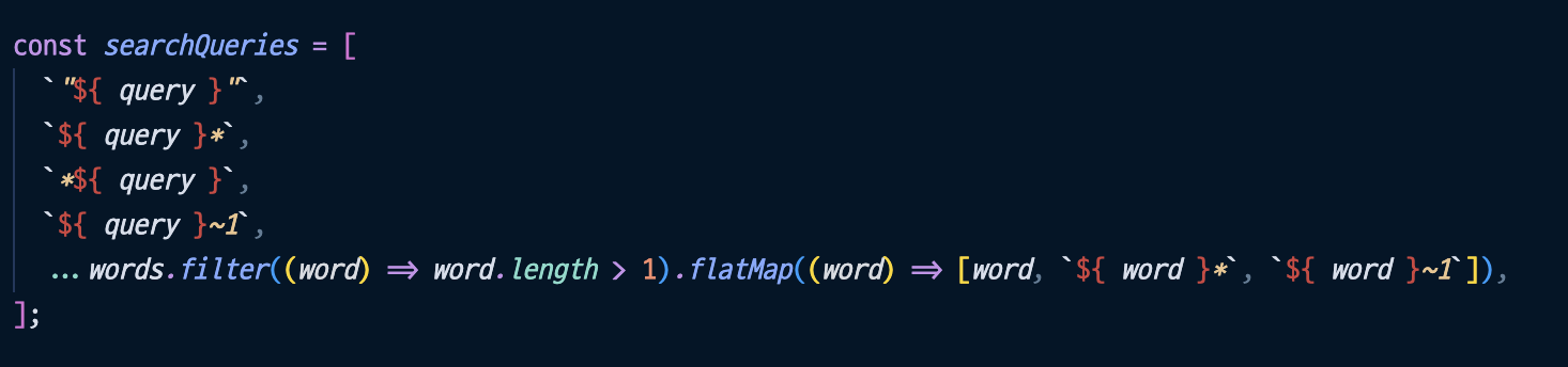 5단계 검색 전략 구현(퍼지 매칭 등)